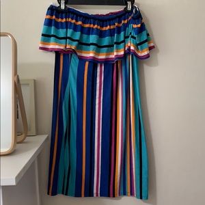 NWT Trina Turk Mutlicolor Stripe Dress